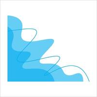 Abstract modern corner frame. Modern frame. Abstract corner vector