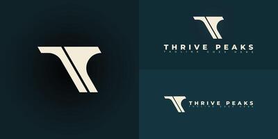 Modern initial letter TP or PT logo in yellow-white color isolated on multiple background colors. The logo is suitable for backpack travel logo design inspiration templates. vector
