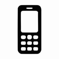 Mobile phone icon isolated on white background for your web and mobile app design, Mobile phone logo concept vector