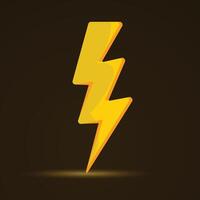 Nature's Electrifying Thunder Force Shape vector