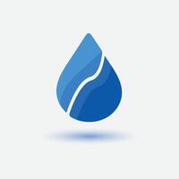 Simple and Elegant Water Drop Icon Design vector