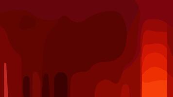 Aesthetic red abstract with many unique shape combinations vector