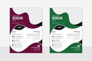 Modern Business Flyer Design vector