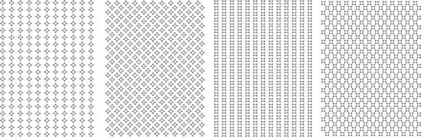 Seamless Abstract Pattern, Modern Textile Pattern Set For Fabrics. vector