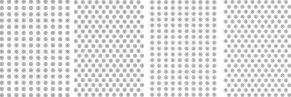 Seamless Geometric Abstract Pattern Background, Unique Endless Gray and White Prints, Modern Textile Pattern Set For Fabrics. vector