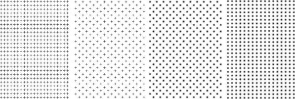 Seamless Abstract Pattern Background Set, Modern Textile Pattern Set For Fabrics. vector