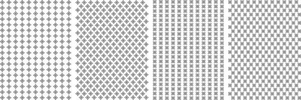 Seamless Geometric Pattern Background, Modern Textile Pattern Set For Fabrics. vector