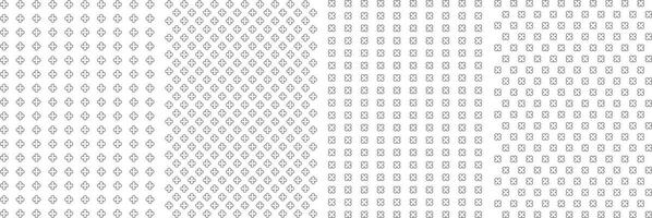 Seamless Geometric Abstract Pattern, Unique Endless Gray and White Prints, Modern Textile Pattern Set For Fabrics. vector
