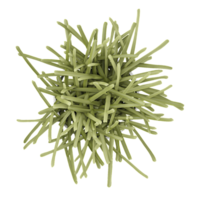 3d Rendering Of Green bean in pot With Transparent Canvas from top view png