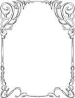 Royal pattern border and frame illustration vector
