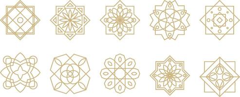 Islamic Pattern Object Illustration vector