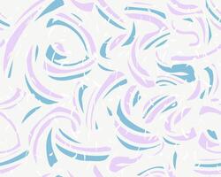 Pastel minimalist seamless pattern with abstract organic shapes. hand drawn bold curved shape and wavy lines and drops, spots. Contemporary print. Plain dynamic geometric ornament vector