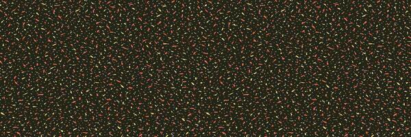 Colorful hand drawn spotted seamless pattern on a black background. Painted abstract layered dots, small spots, tiny drops, snowflakes, circular print. Simple texture ornament. vector