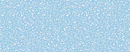 Hand drawn layered dots seamless pattern. Blue spotted background with crossing abstract organic shapes, drops, spots, circles, snowflakes. Painted texture for print vector