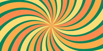 A swirl abstract background with colorful beams. Decorative retro art. illustration. vector
