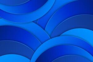 Gradient blue circles abstract background. Business background with stacked blue circles vector
