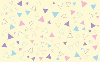 Flat Pastel Color Memphis Pattern Abstract Background vector