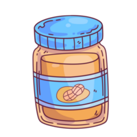 Peanut Butter Jar Spread Clipart Cartoon png