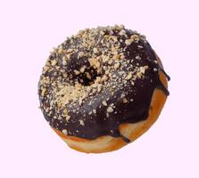 Donut isolated on white background photo