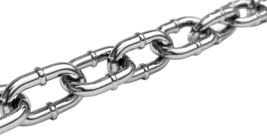 various varieties of white chains, metal chain links arranged in layers to facilitate extension to the desired length. Available in format with options for cutout or clipping path. png