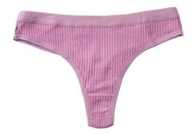 String female panties isolated on white background. photo