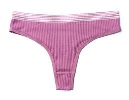 String female panties isolated on white background. photo