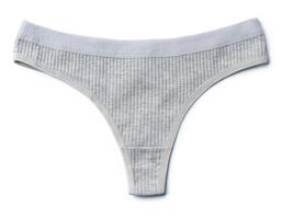 String female panties isolated on white background. photo