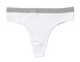 String female panties isolated on white background. photo