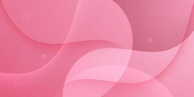 Abstract pink and red gradient background with fluid shapes. Colorful wave design. bright and modern concept. vector