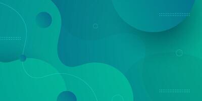 Abstract 3d background. Dark green and blue gradient illustration background with simple pattern. Modern and cool design. vector