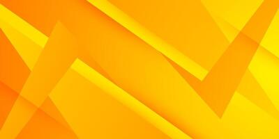 Abstract geometric gradient orange background with simple shape and lines. Colorful orange design. Modern overlap pattern with 3d shadow concept. vector