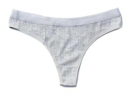 String female panties isolated on white background. photo
