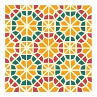 Colorful abstract geometric art pattern background vector