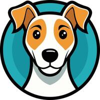 Dog logo design template vector