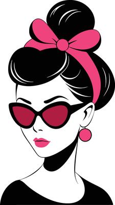 A charming with beautifully styled hair in a romantic bun