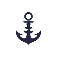 Marine logo design with modern unique style vector