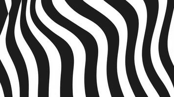 Abstract Black and white Geometric Waves Pattern Animation with Optical Illusion, Water Ripple and Swirl Texture Background video