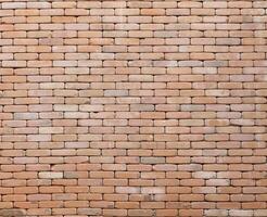 Abstract red brick wall texture for pattern background photo