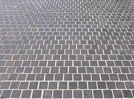 Pavement block streets concrete brick for background photo
