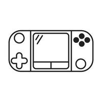 Game console icon on white background vector