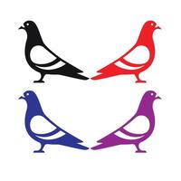 four pgione with many color vector