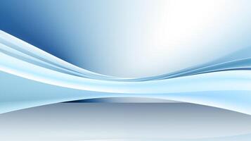 Abstract soft shiny white blue wavy line background graphic design. Elegant white blue modern architecture art. Blurred backdrop effect back photo