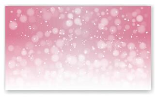A Soft Pink Bokeh Background Featuring Beautiful White Accents for a Charming Visual Effect vector