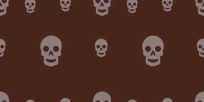 Big And Little Skulls Seamless Pattern vector