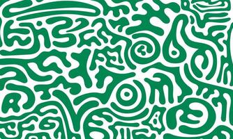 Abstract rounded maze background in green white concept design. Good template for nigeria independence day or national day vector