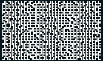 A black and white square pattern with squares vector