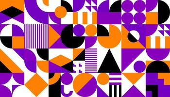 Abstract modern Halloween pattern background vector
