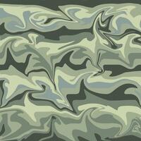 Illustration. Abstract wavy background in gray, green and light green colors. vector