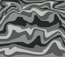 Illustration. Abstract wavy background in gray, white and black colors. vector