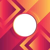 Abstract background with white circle in center vector